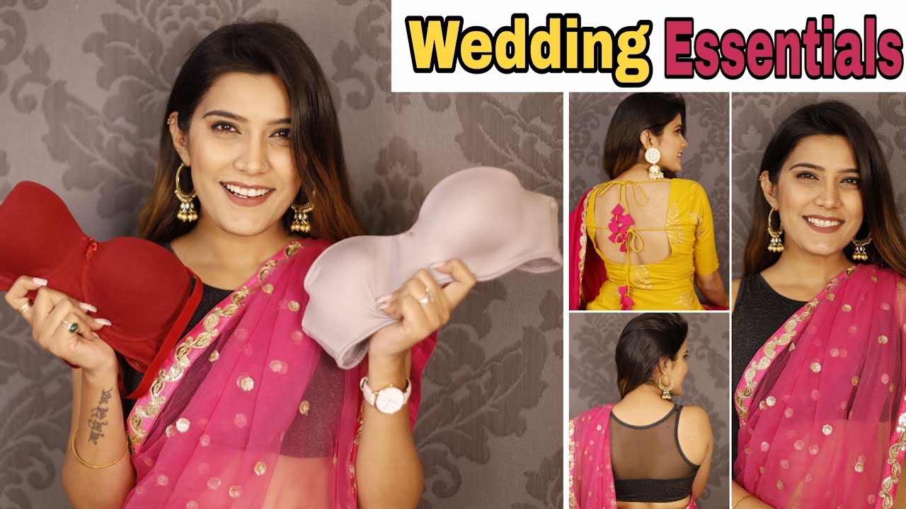 WEDDING BRA Essentials | Blouse Bra | Bra's & Shape-wears For Gowns, Dresses | Super Style Tips