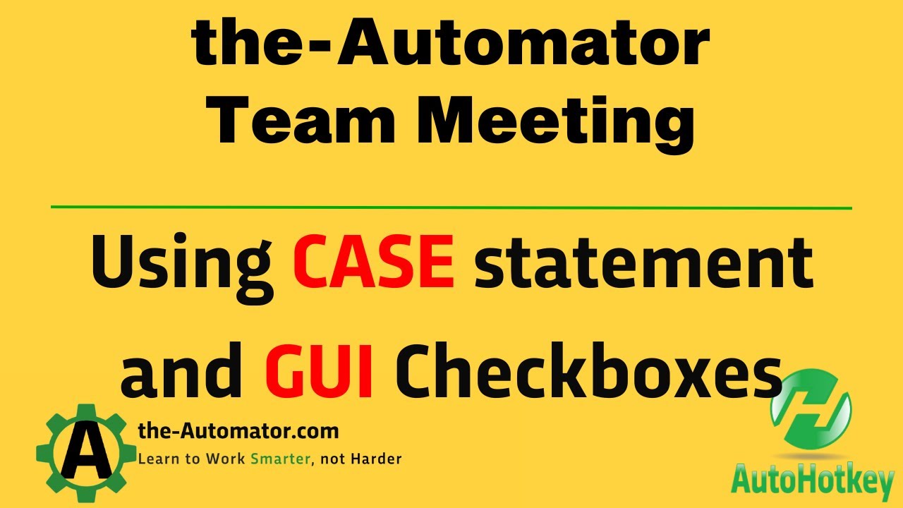 Working with Case statement & Checkboxes in a v2 AutoHotkey GUI
