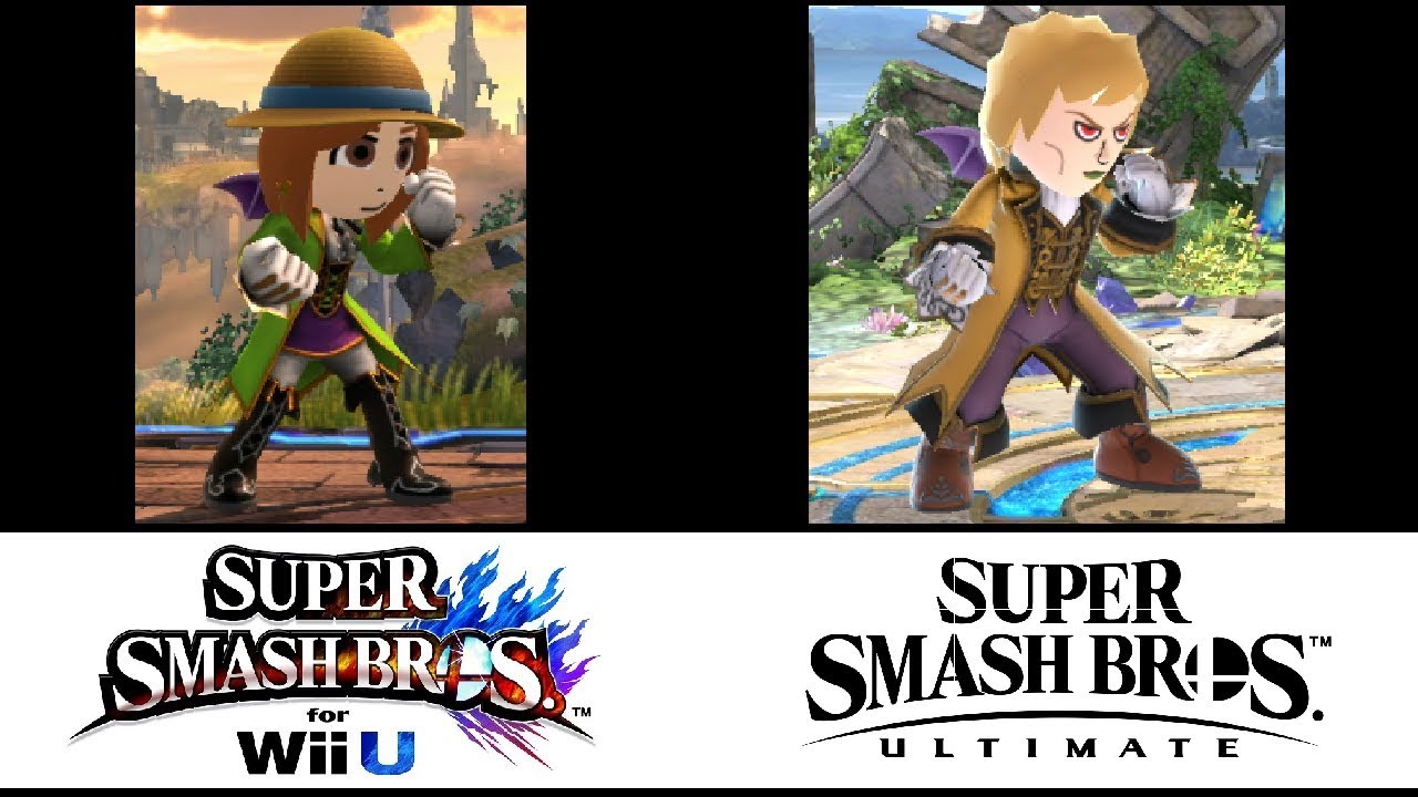 Evolution of Mii Brawler's Moveset in Super Smash Bros. (2014-2018)