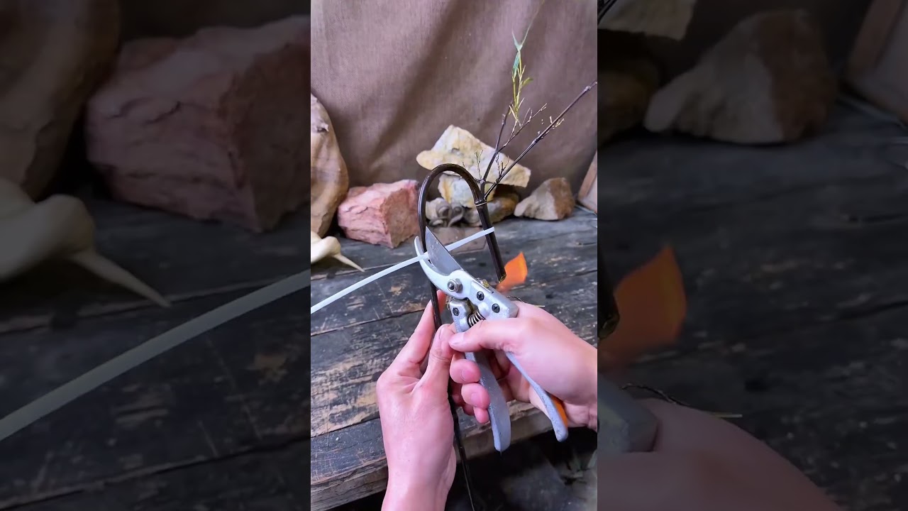 Make a bamboo stick  