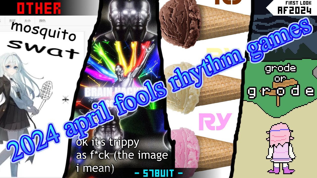 Rhythm Games April Fools 2024 First Look!!! (14 games + 2 special)