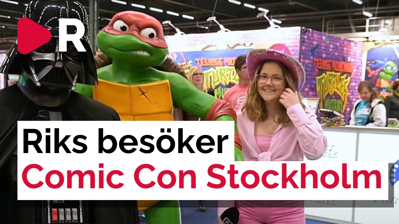 Riks besöker Comic Con Stockholm