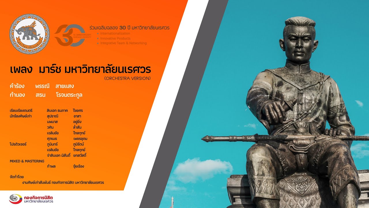 เพลง  มาร์ช มหาวิทยาลัยนเรศวร (Orchestra Version)
