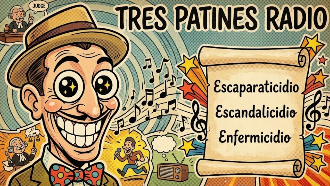Tres patines la tremenda corte Escaparaticidi,escandalicidio,Enfermicidio #trespatinesradio