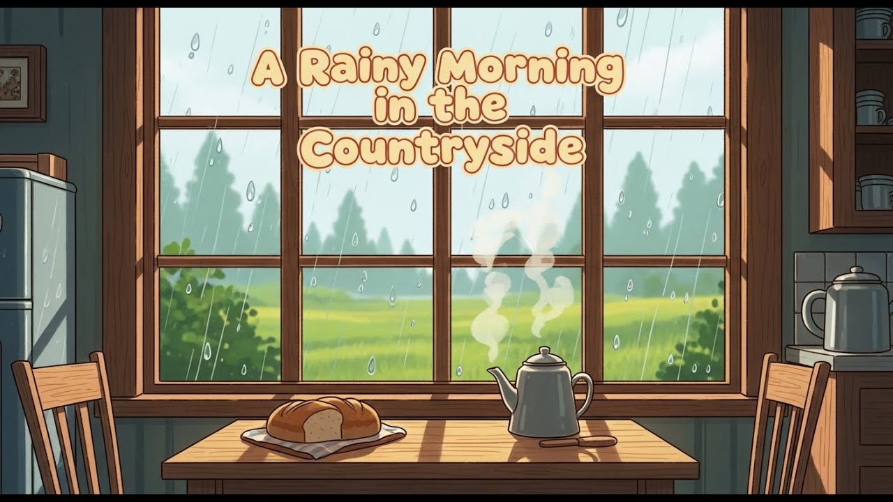 A Rainy Morning in the Countryside | Peaceful Story of Tea, Home & Quiet Life