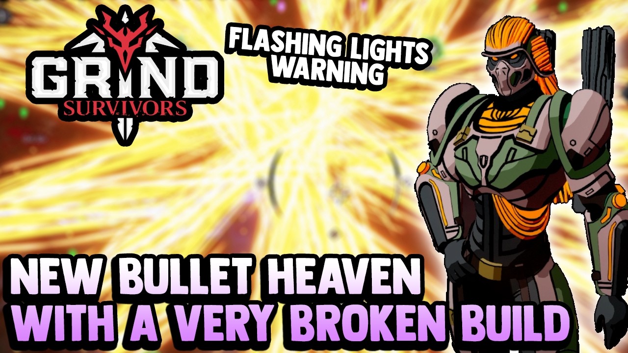 Completely Breaking This new Bullet Heaven 10 Hours in. | Grind Survivors