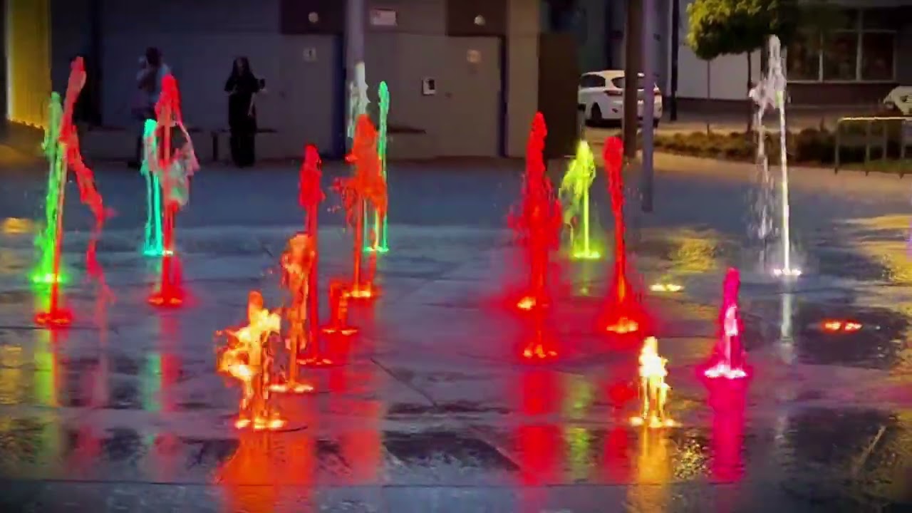 Biłgoraj drone mini 4 pro footage city night
