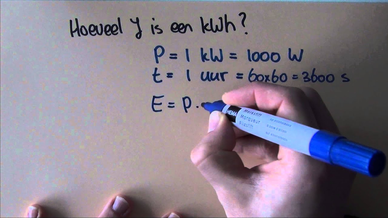 Elektriciteit: joule en kilowattuur | uitleg | natuurkunde