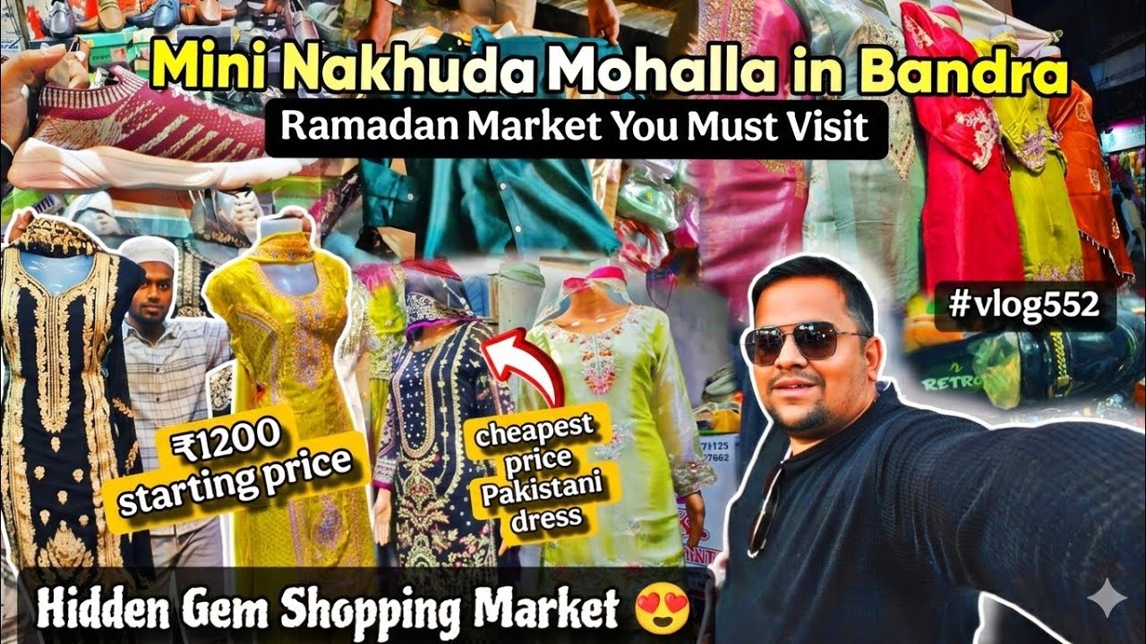 Hidden Gem Ramadan Shopping Market in Bandra East Behram Pada | Nakhuda Mohalla Vibes