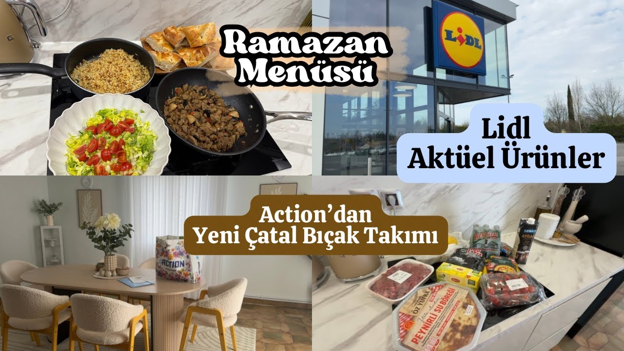 Ramazan Menüsü | LİDL AKTÜEL ÜRÜNLER 🛒Action’dan 12 Euro’ya Çatal Bıçak Takımı