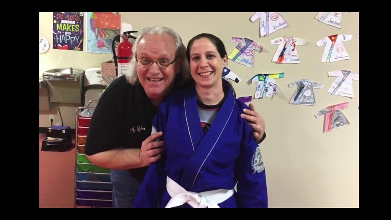 After 6 months at sea Jennifer is Home to Surprise Her Daughter at Jiu Jitsu Training