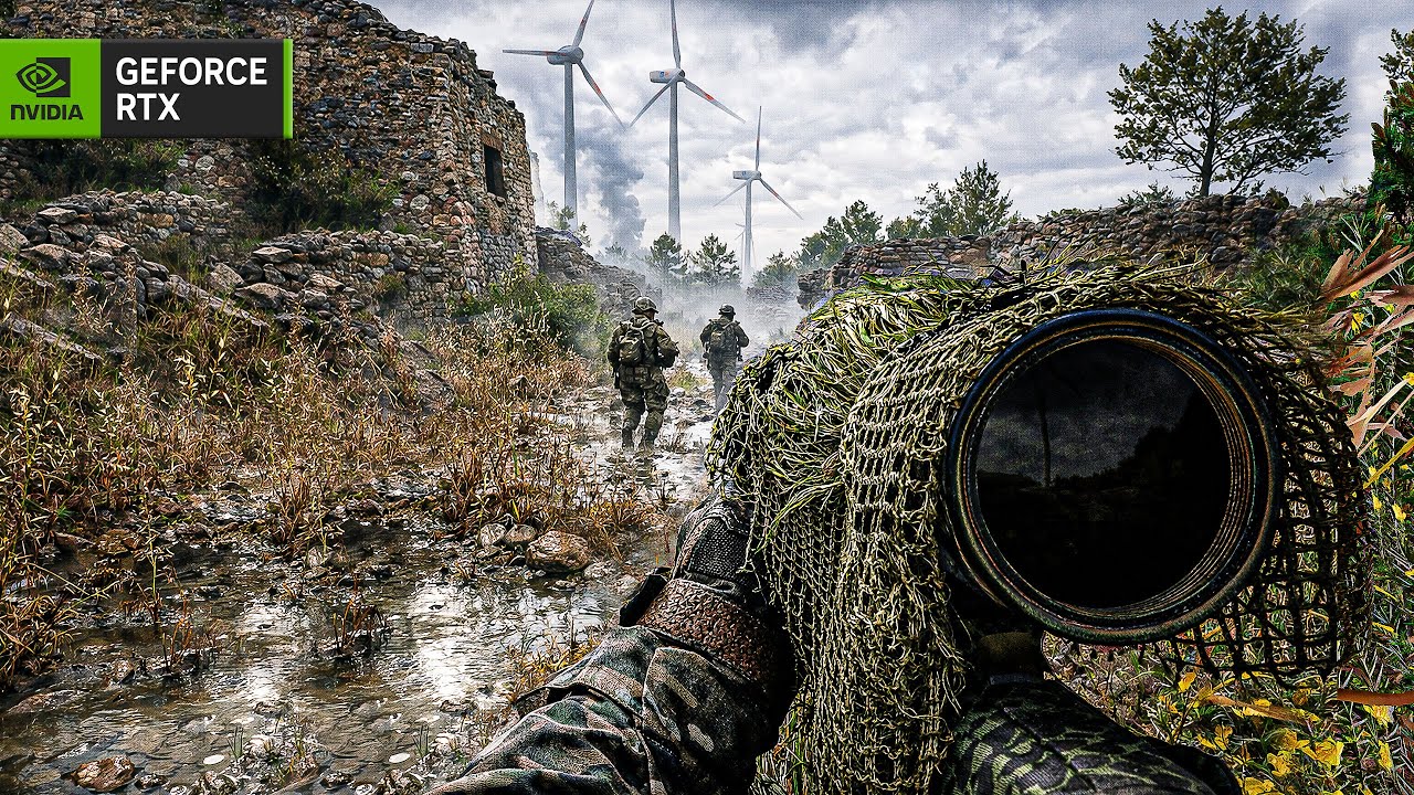 Ремейк Call of Duty Modern Warfare II на RTX 5090 в режиме «Камуфляж» в 4K! Графический мод для C...