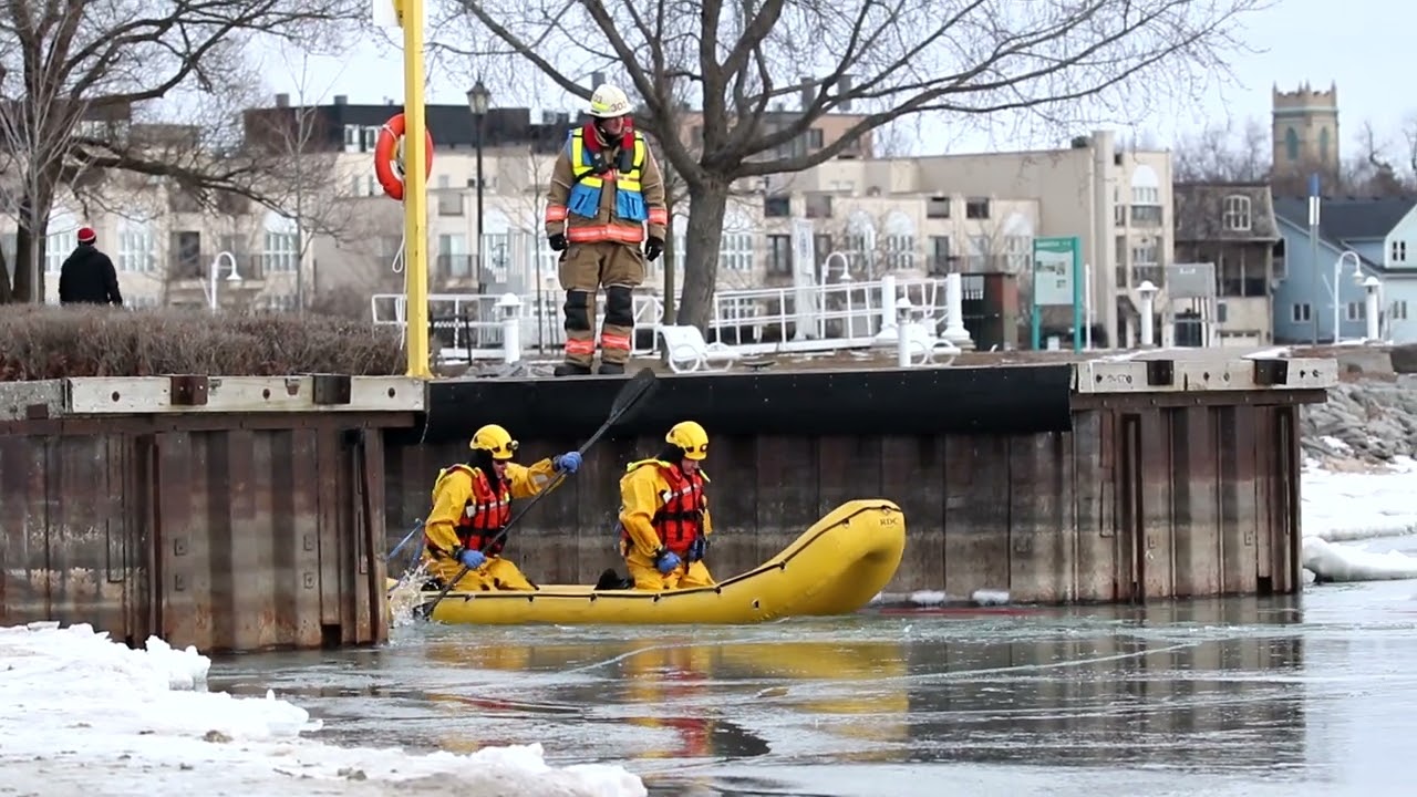January 19, 2025 Cobourg Ice Water Rescue Training