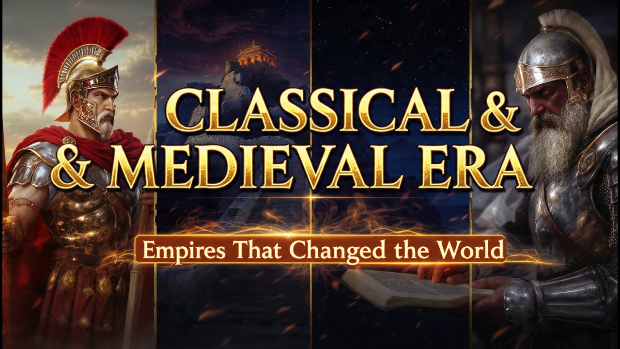 1. Classical&Medieval Period Explained | Roman Empire, Islamic Golden Age, Silk Road&Printing Press
