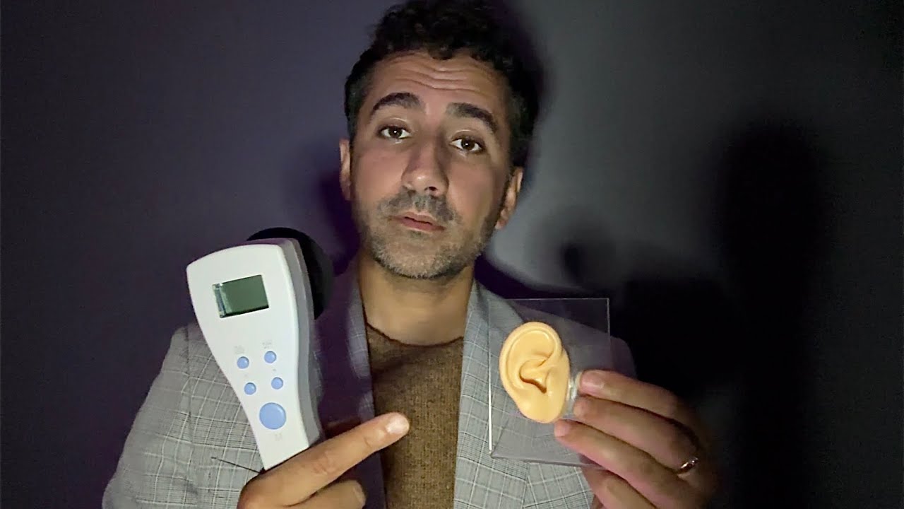 ASMR: 40% аудиометрия, 33% тест шепота, 27% осмотр уха