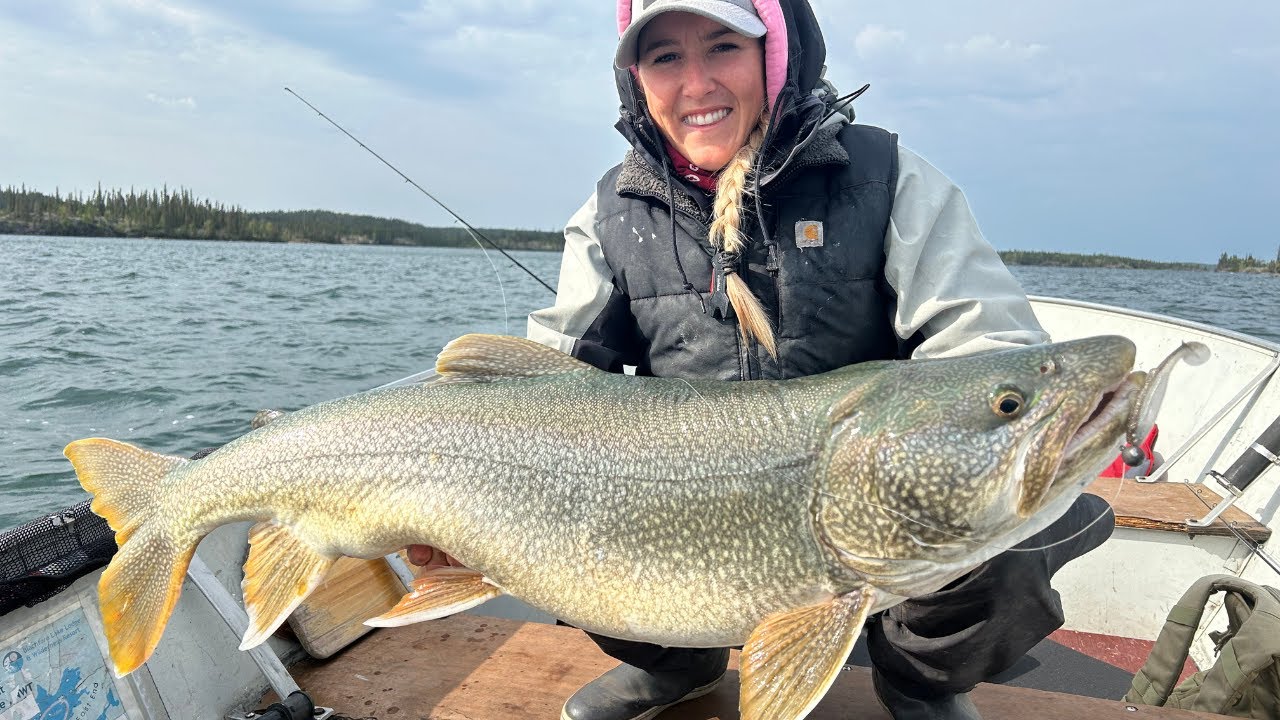Touring a Remote Northern Lodge And Catching Huge Lake Trout!