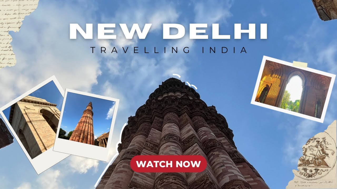 Travelling India || New Delhi || Qutub Minar || India Gate 🧳