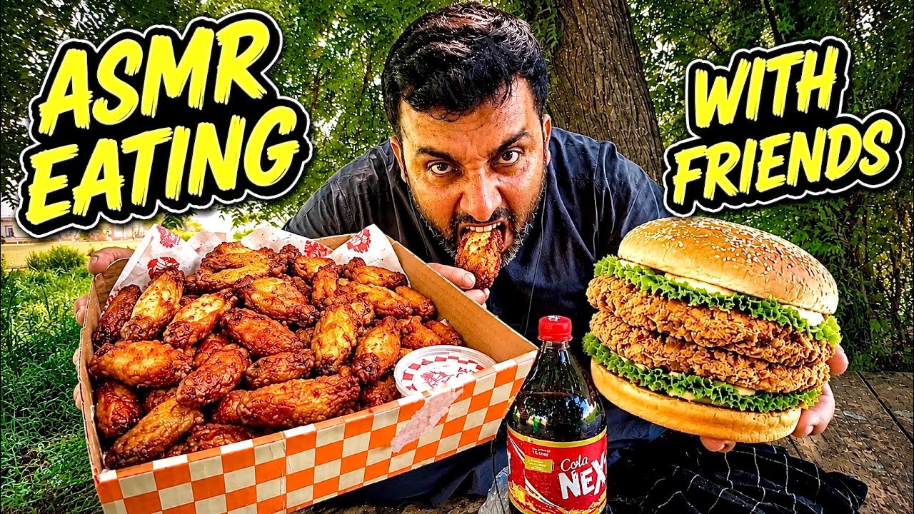 🔥ASMR Eating With Friends 🍔🍗🥤 | Fast Food Mukbang 🤤 Aggressive & Crunchy Eating Sounds 🔥 Oven Baked