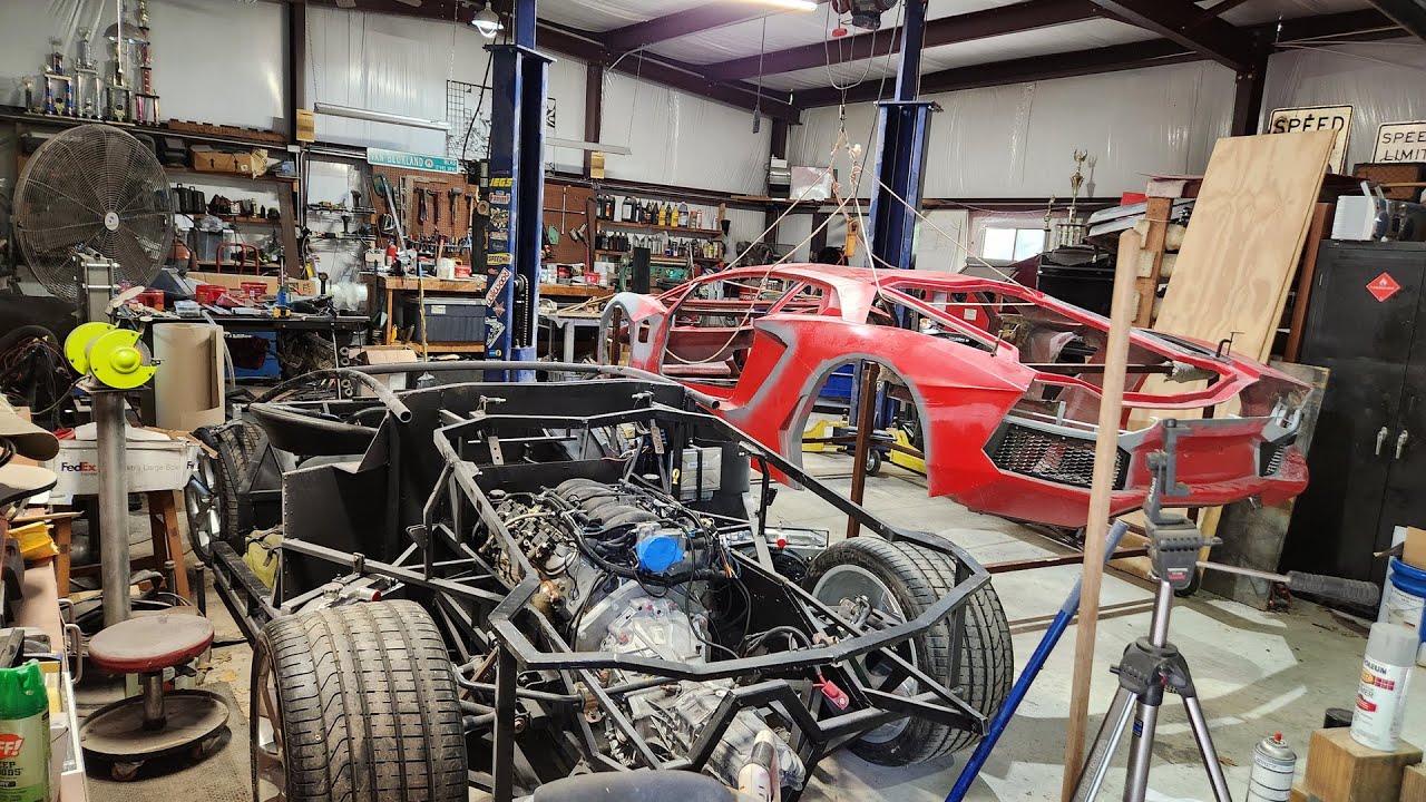 Aventador Replica Project - Part 44 Engine Runs