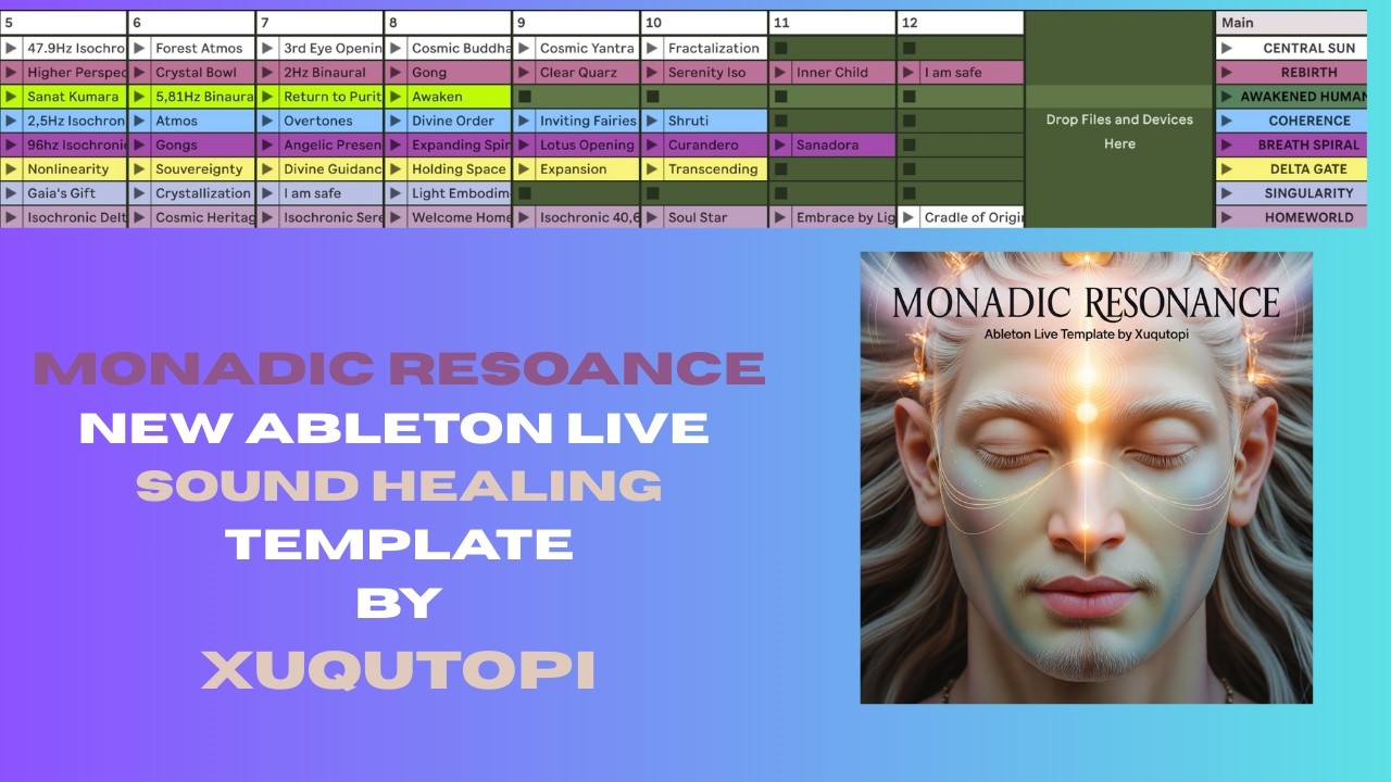 INTRODUCING: MONADIC RESONANCE - The new 432 Hz PTT Ableton Sound Healing Template by Xuqutopi
