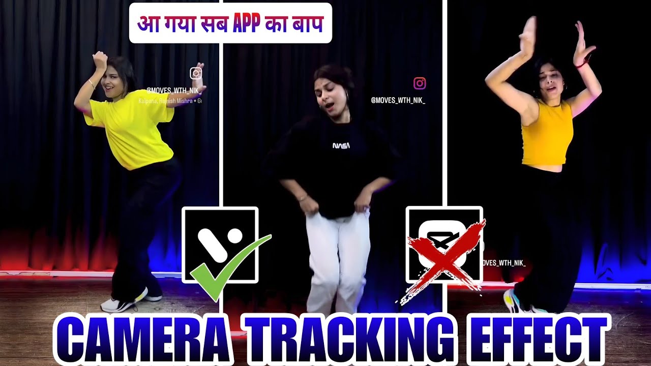 Dance Camera Tracking Video Editing App | Camera Tracking Effect Vita App(Face Body Tracking Effect