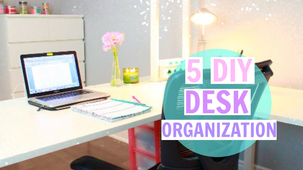 5 Desk Organization Ideas On A Budget
