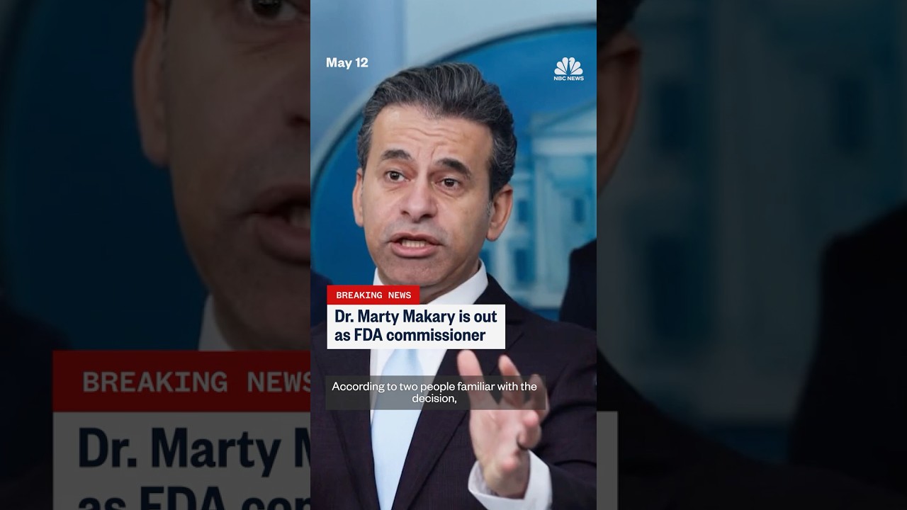 Dr. Marty Makary is out as FDA commissioner