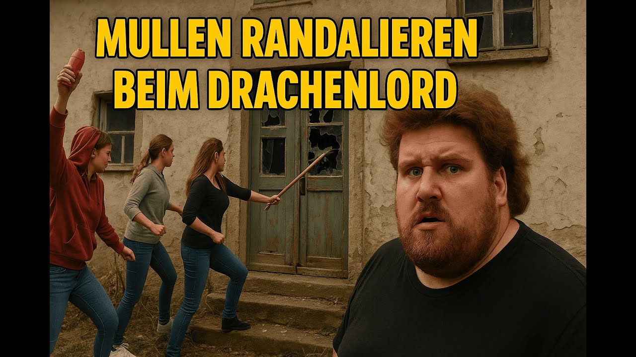 Mullen randalieren beim  Wingel - Drachenlord Besuch