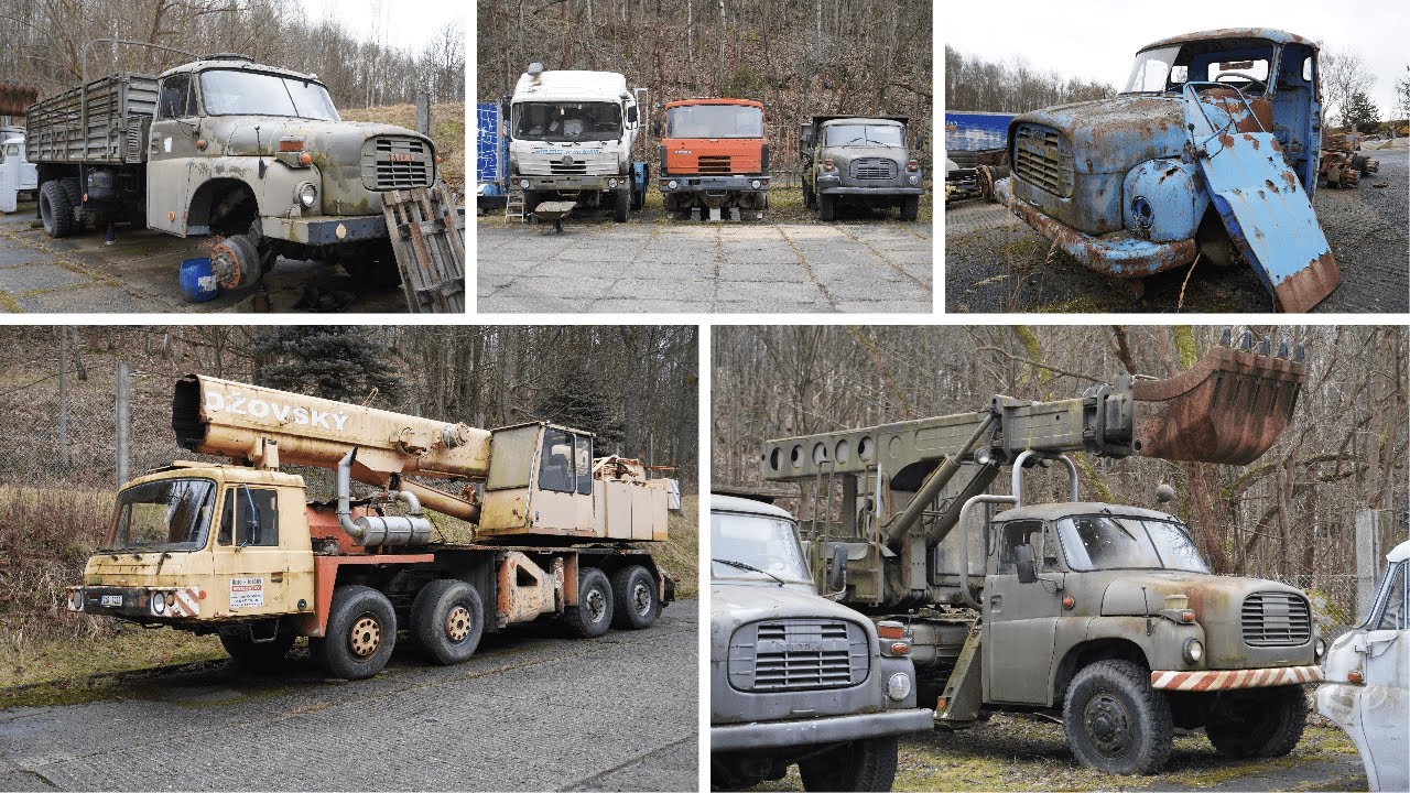 REZAVÉ LEGENDY #004 | TATRA 148 UDS,VALNÍK,SKLÁPĚČ | TATRA 815 SKLÁPĚČ, BETON MIX, PJ 36 208 8x8 |