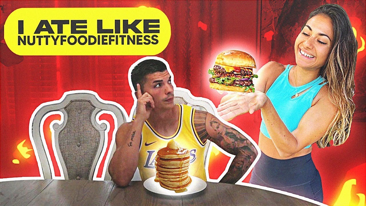 I Let NUTTYFOODIEFITNESS Decide My WORKOUT and a DIET for a DAY !!! (Epic Food)