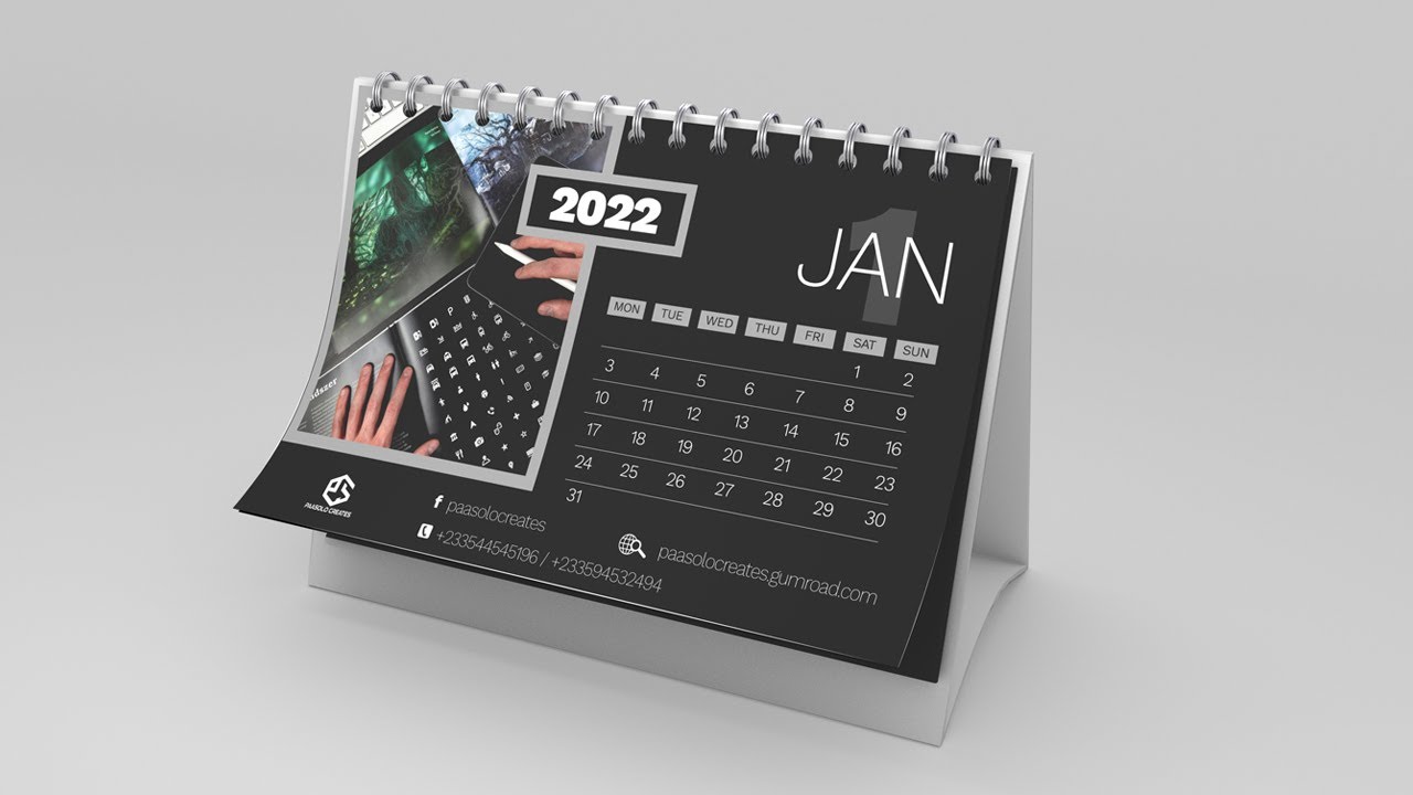 The Ultimate Calendar Design 2022 | Desk Calendar Design 2022