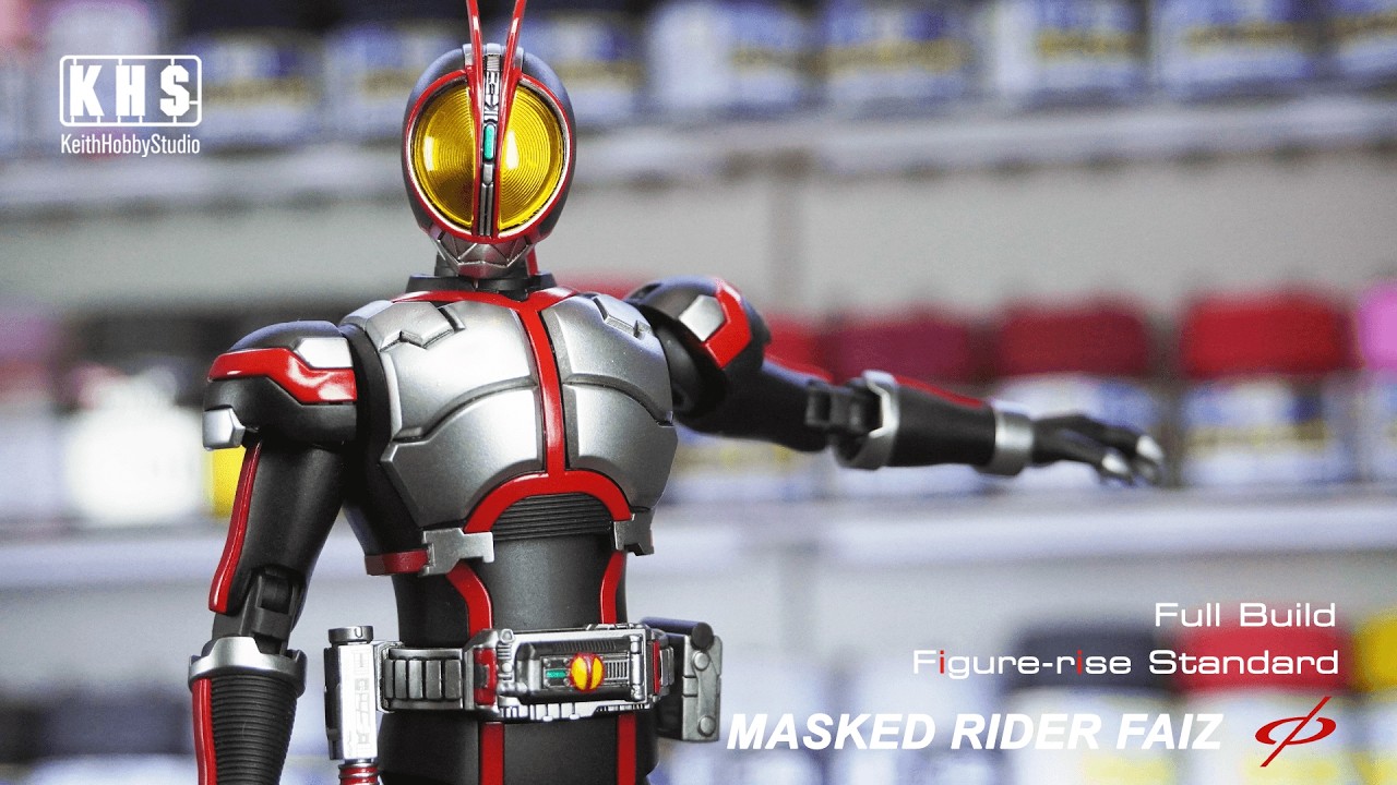 From Box to Masterpiece: Building [Figure-rise Standard Kamen Rider Faiz] Step by Step
