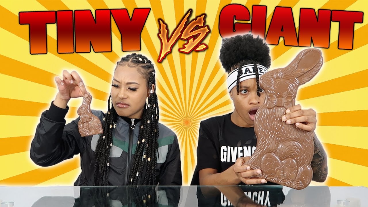 GIANT VS TINY CHALLENGE!