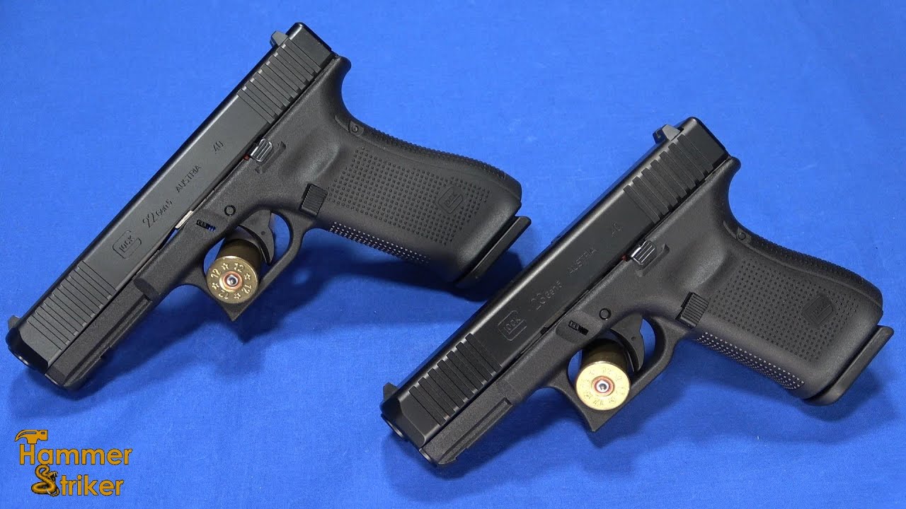 When 9 Isn't Enough!  Glock 40 cal Comparison: Glock 23 vs Glock 22