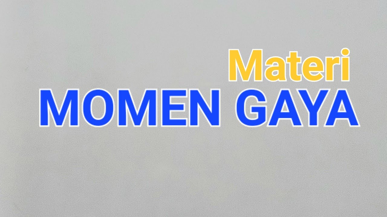 Materi Momen Gaya | Dinamika Rotasi