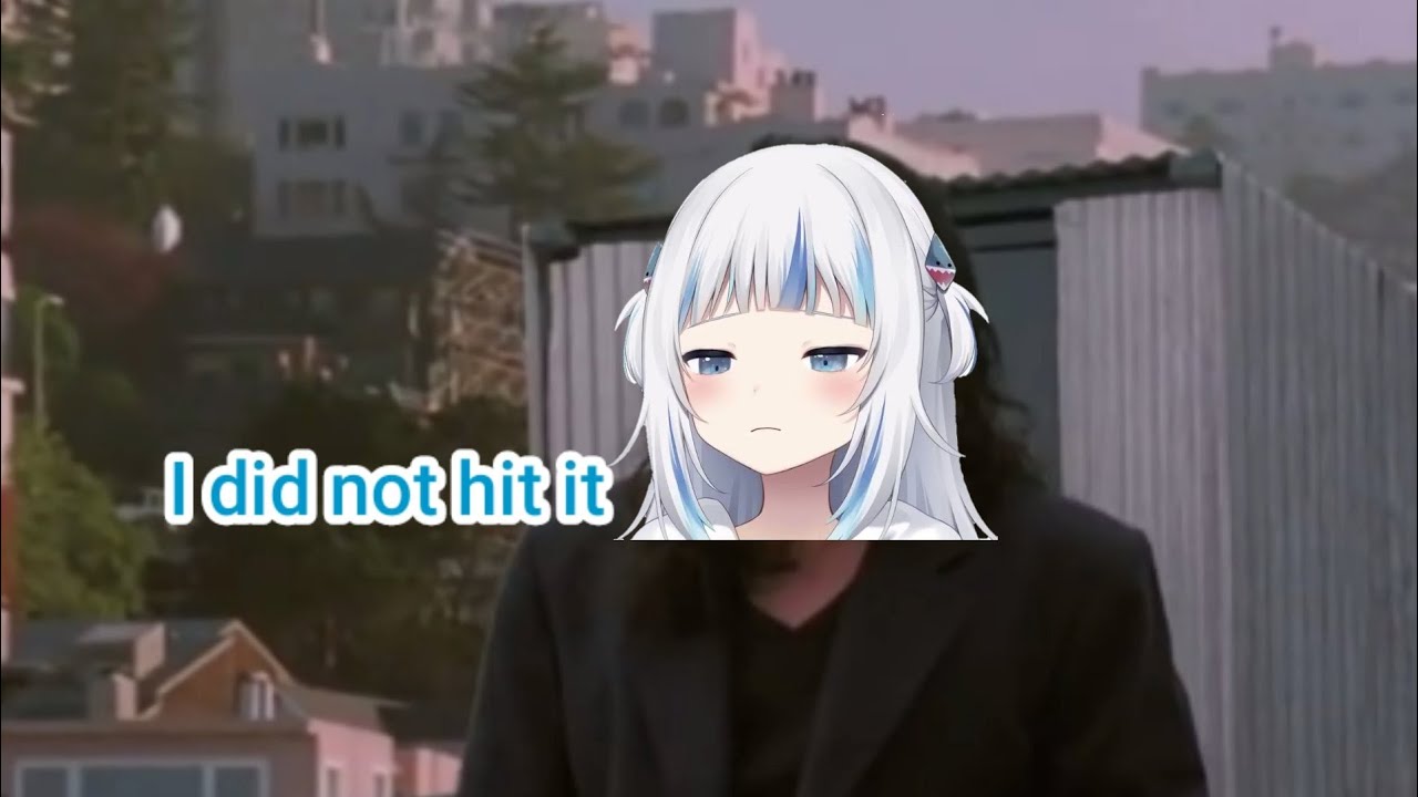 Amelia thought Gura hit the innocent bunny