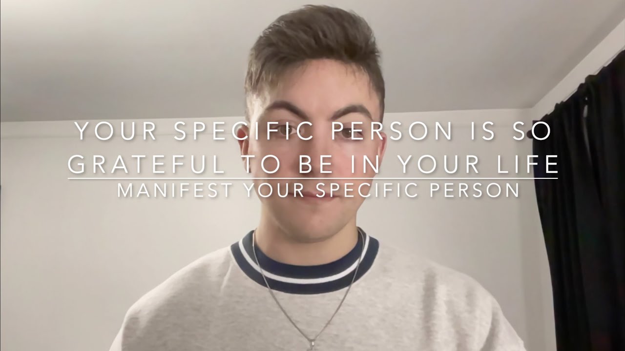 Your Specific Person Wants to Be in Your Life Tomorrow