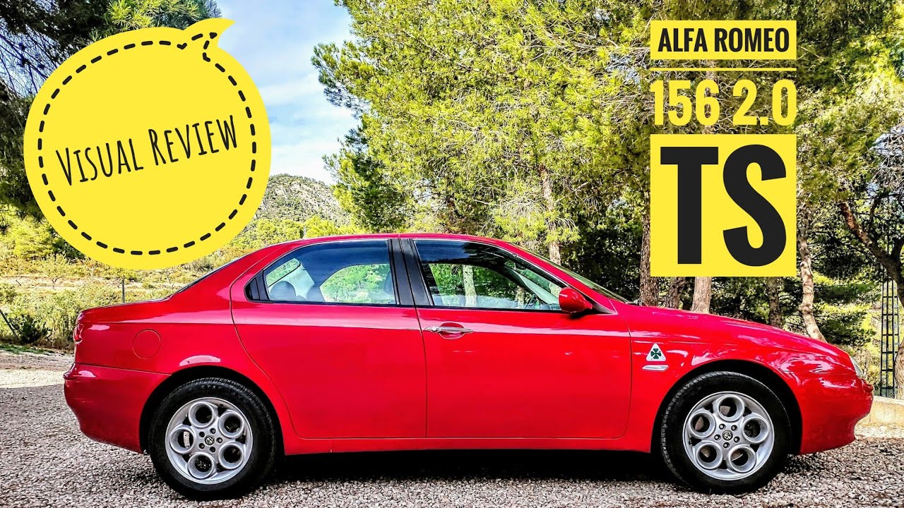 🍀Alfa Romeo 156 2.0 TS🍀 MK1 1999  Visual Review & Stock Exhaust sound ❤️