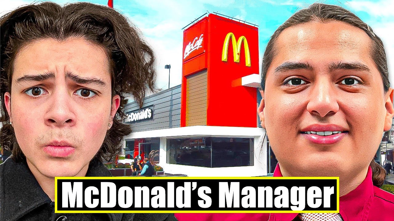 Матан берет интервью у менеджера McDonald's