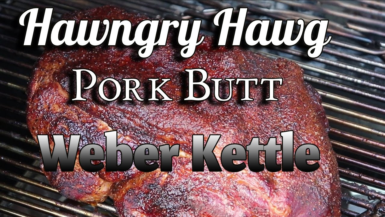 HAWNGRY HAWG — копчёный свиной окорок на плите Weber Mastertouch с функцией Slow-n-Sear