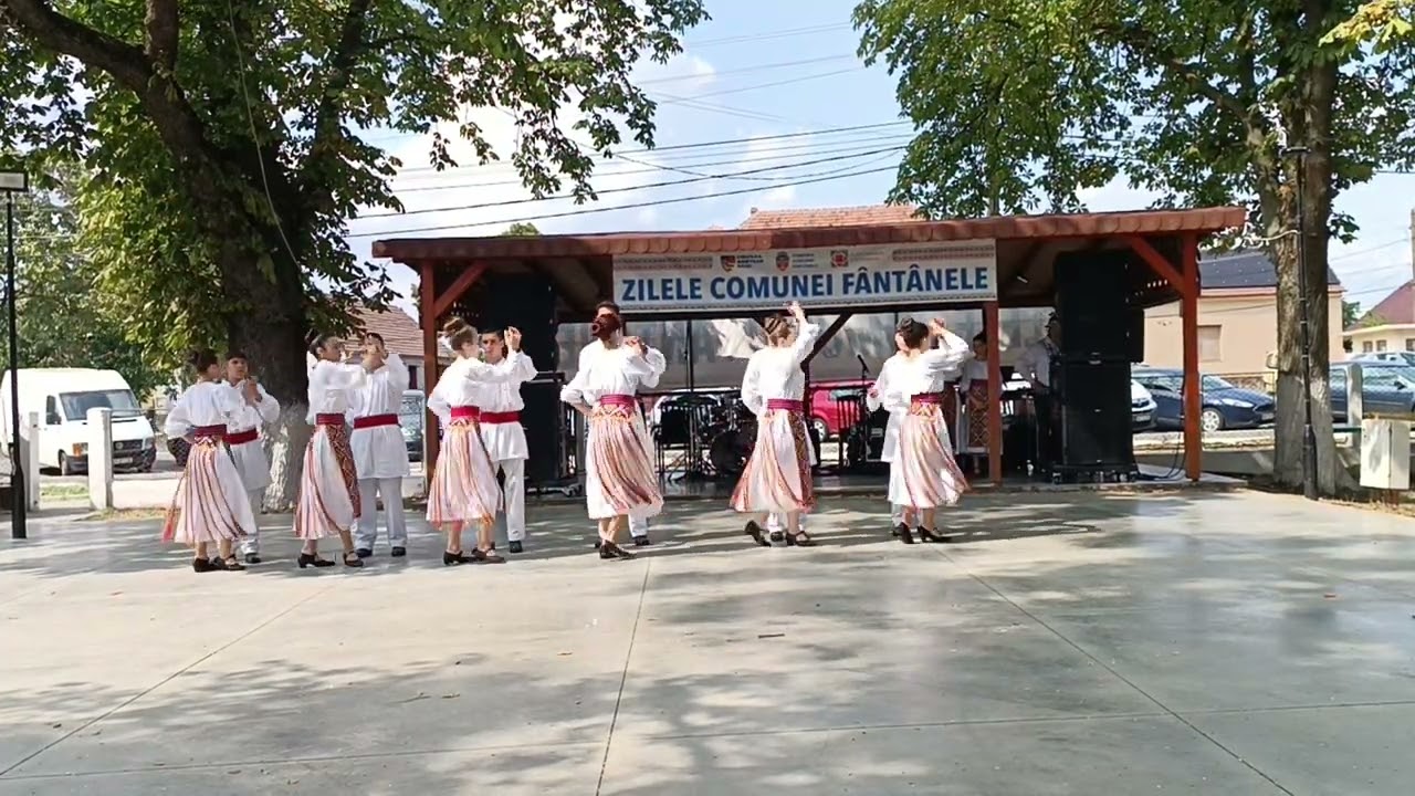 Zilele Comunei Fântânele 2024 Ansamblu Juni Zăbraniului Joc de Banat