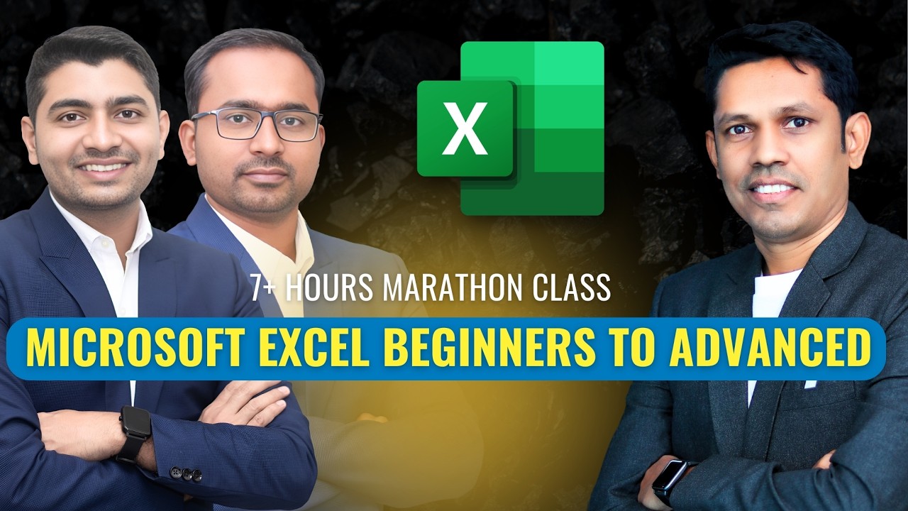 Learn Excel from Basic to Advanced | 🔴 Live Marathon Class by Skill Course