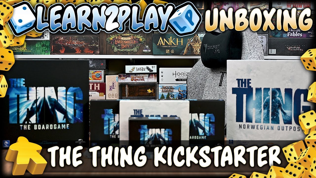 Learn to Play представляет: Распаковка проекта The Thing на Kickstarter