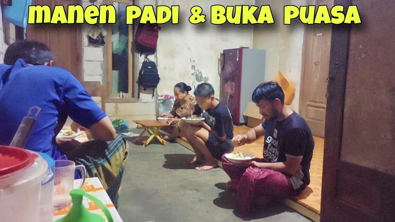 Ramadhan di desa  / manen padi dan berbuka puasa