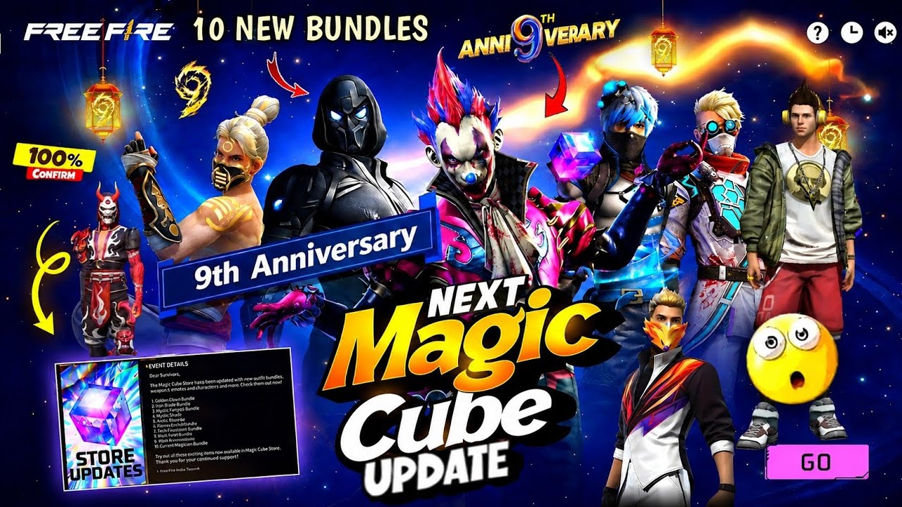 9th Anniversary Magic Cube Update 🤯 10 New Bundles In Magic Cube Store | Joker Bundle Return 2026