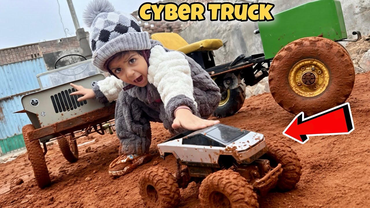 Tesla Truck Unboxing and Testing with Extreme off Roading😱 100 Feet Se Jump Kara Dio
