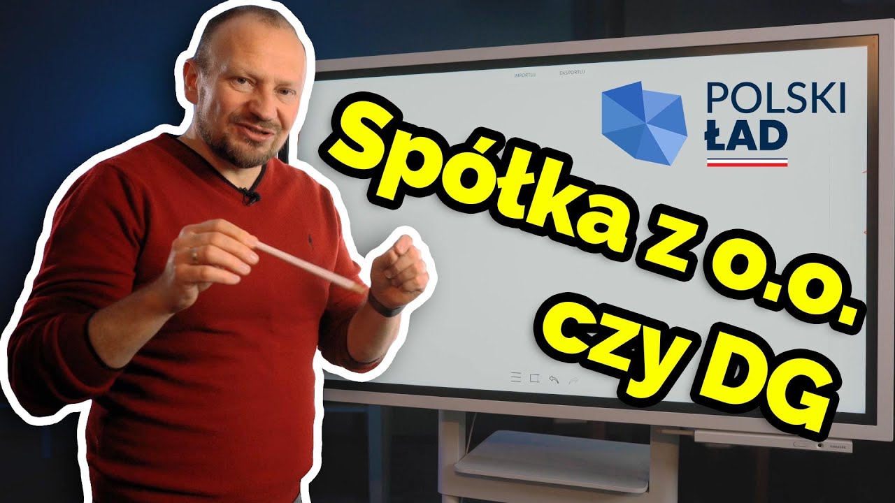Polski Ład - Spółka z o.o. czy działalność gospodarcza? || Wojtek Orzechowski przy tablicy