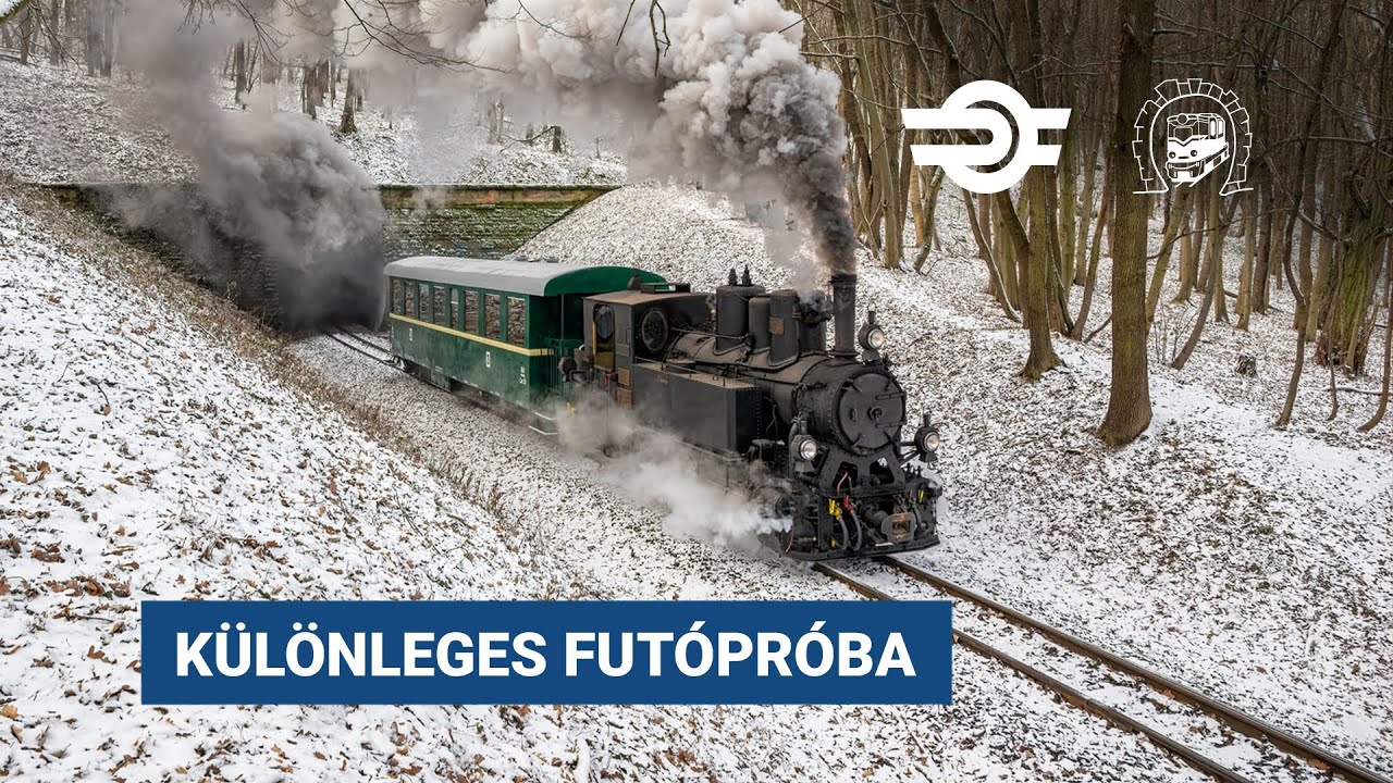 Különleges menet a Gyermekvasúton - Cax 529 és 490,039