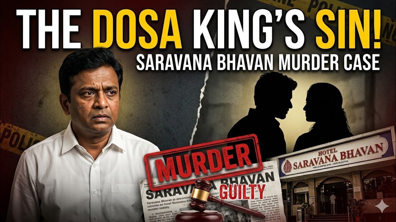 ​The Dosa King&rsquo;s Dark Secret: The Saravana Bhavan Murder Case @MysteryMorgueCrime 