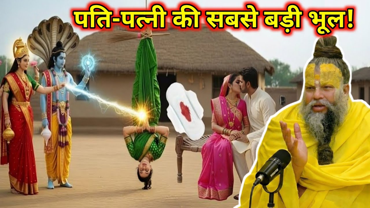 मासिक धर्म में पत्नी के साथ संबंध बनाना कितना बड़ा पाप है? माता लक्ष्मी | Premanand Ji Maharaj